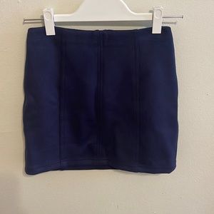 Wild Honey suede mini skirt. Navy. So cute for Auburn or Ole Miss